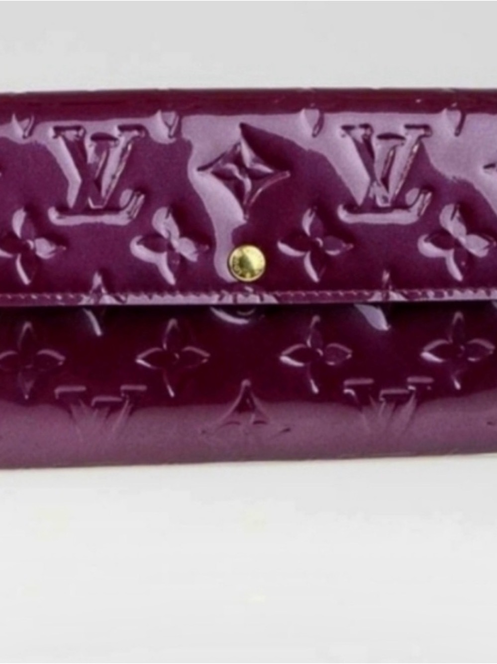 Louis Vuitton Vernis Patent sarah long wallet